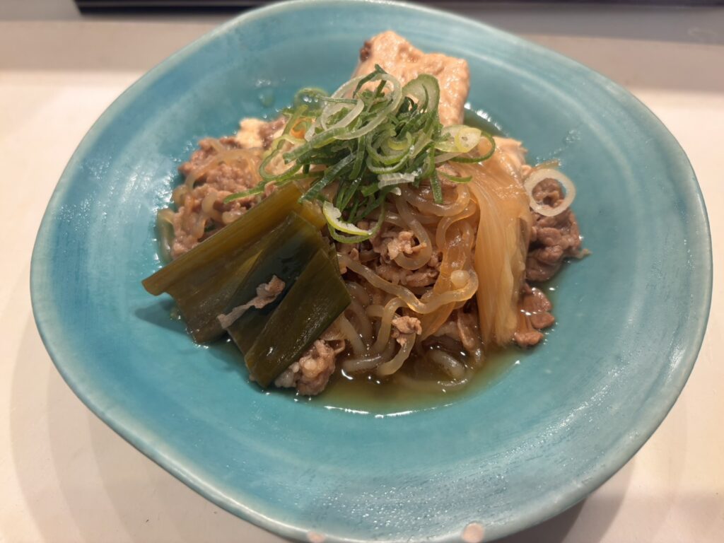 スタンドおがわの肉豆腐